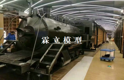 复古火车模型